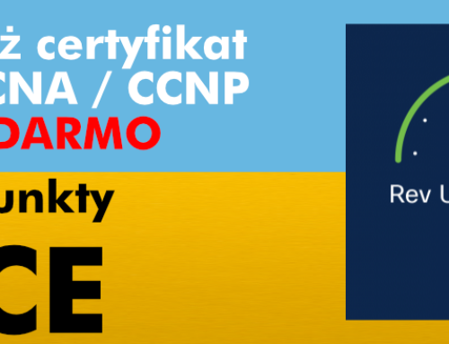 Punkty CE – przedłuż certyfikat CCNA za darmo bez egzaminu