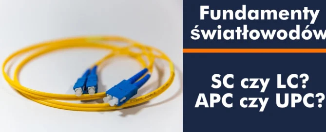 Złącza światłowodowe SC i LC — patchcord single-mode